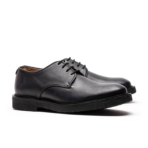 PABLO Midnight | Mens Navy Blue Crepe Sole Derbies | Tracey Neuls