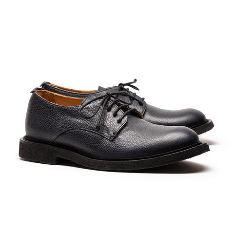 PABLO Midnight  | Women Navy Blue Crepe Sole Derbies | Tracey Neuls
