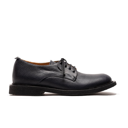 PABLO Midnight  | Women Navy Blue Crepe Sole Derbies | Tracey Neuls