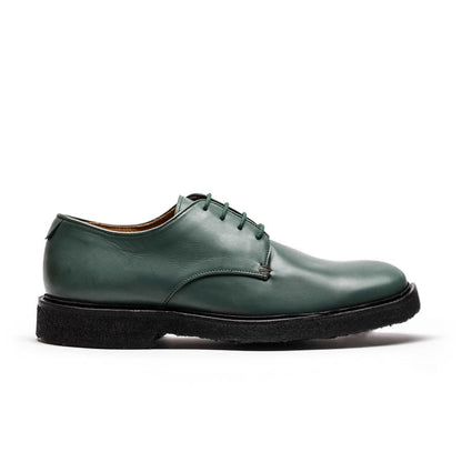 PABLO Sage | Mens Green Crepe Sole Derby | Tracey Neuls