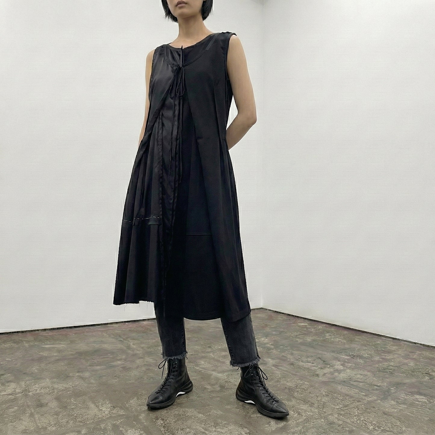 PUNK Black | Leather Sneaker Boots | Tracey Neuls