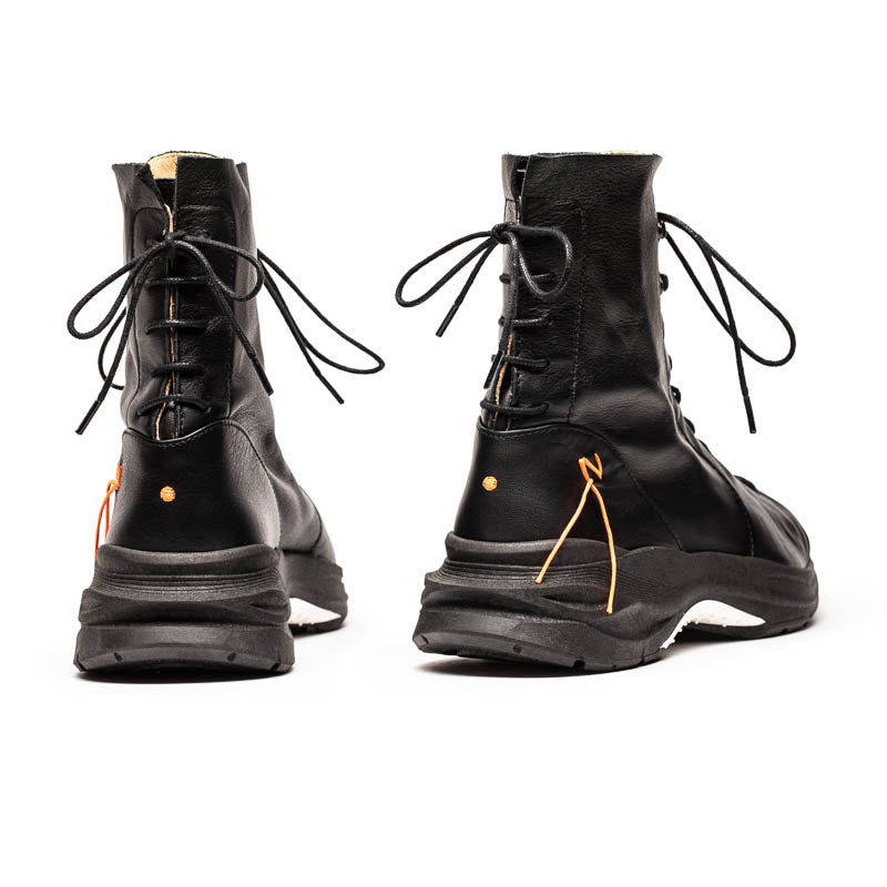 PUNK Black | Leather Sneaker Boots | Tracey Neuls