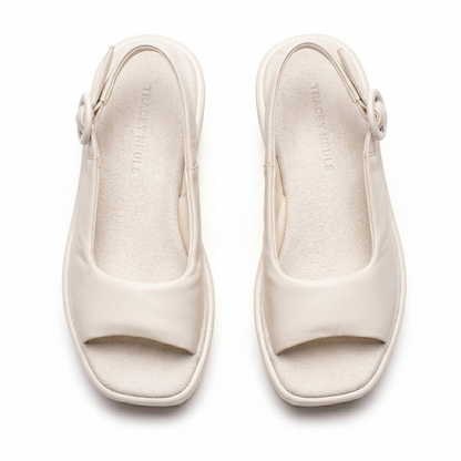 Pillow Parchment | Leather Sandals