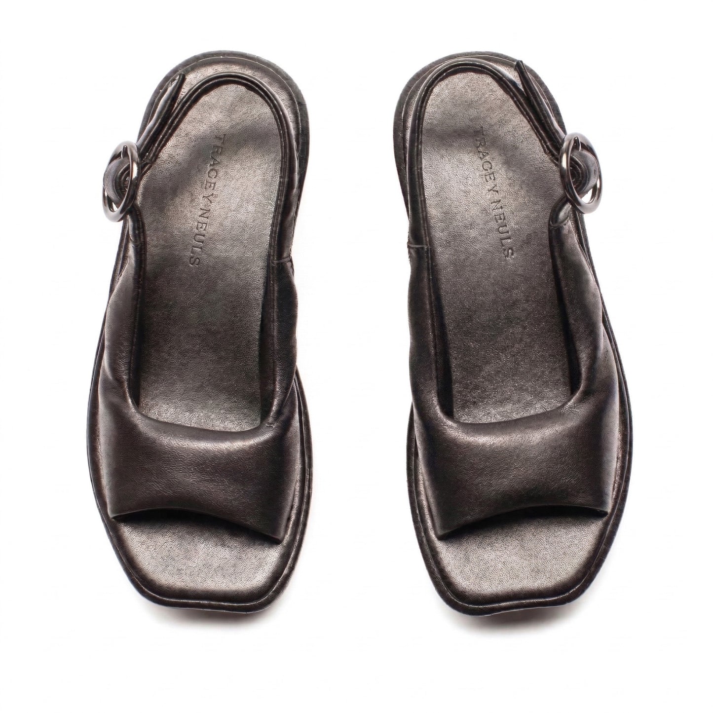 Pillow Black | Leather Sandals | Tracey Neuls