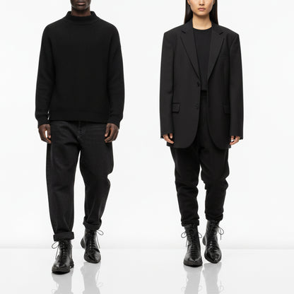 PUNK Black | Leather Sneaker Boots | Tracey Neuls