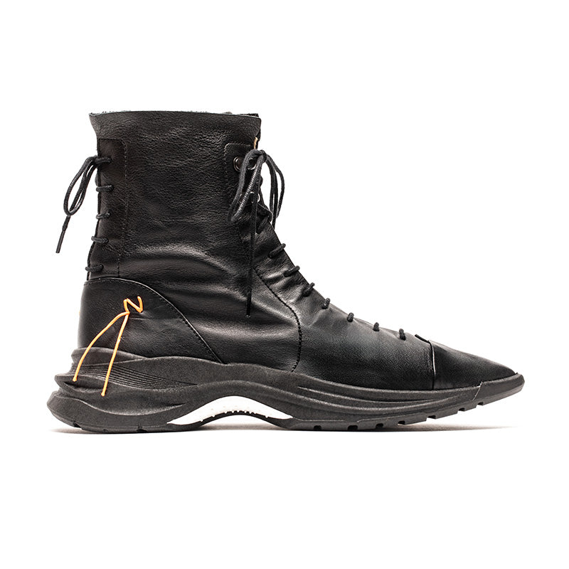 PUNK Black | Leather Sneaker Boots | Tracey Neuls