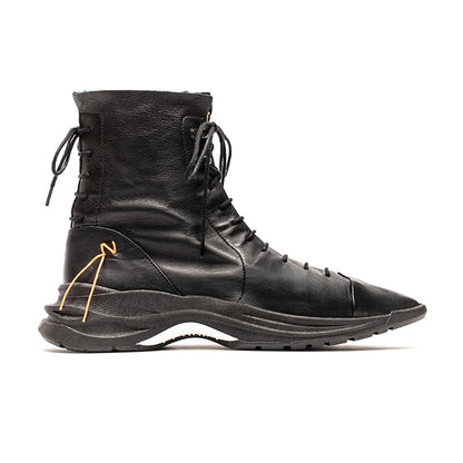 PUNK Black | Leather Sneaker Boots | Tracey Neuls