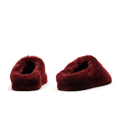 SLIPPERS Bordeaux | Shearling