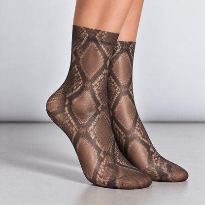 SOCKS Snake | Printed Sheer