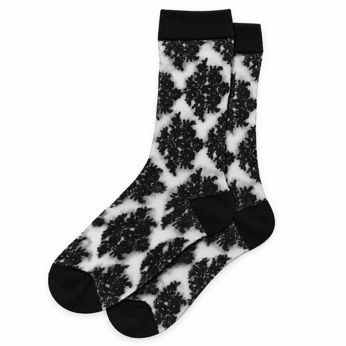 SOCKS Splat | Black Sheer