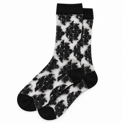 SOCKS Splat | Black Sheer
