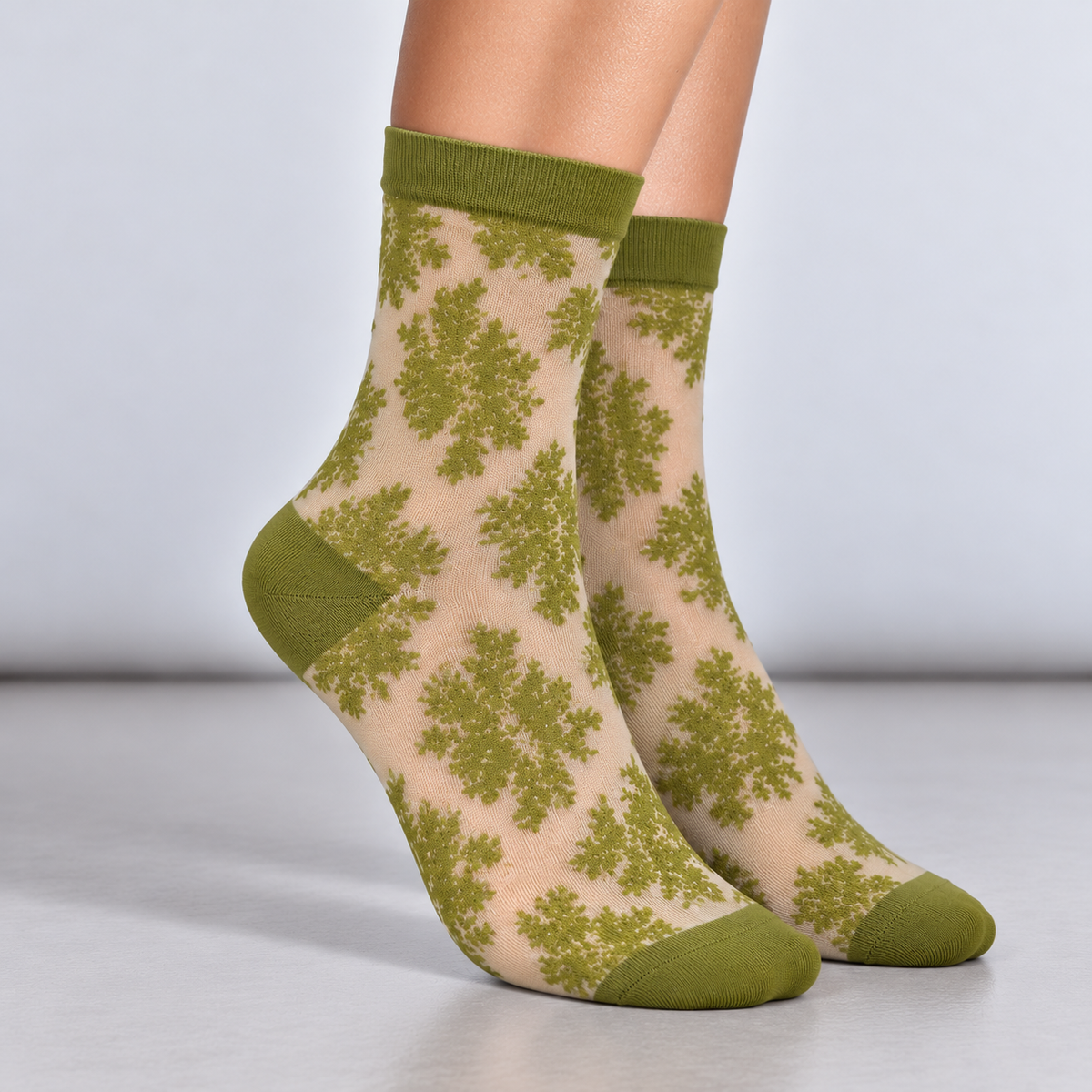 SOCKS Splat | Green Sheer