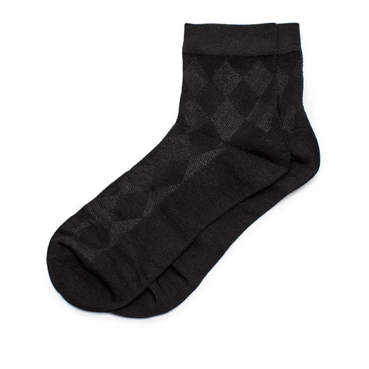 SOCKS Argyle | Black Cotton | Tracey Neuls