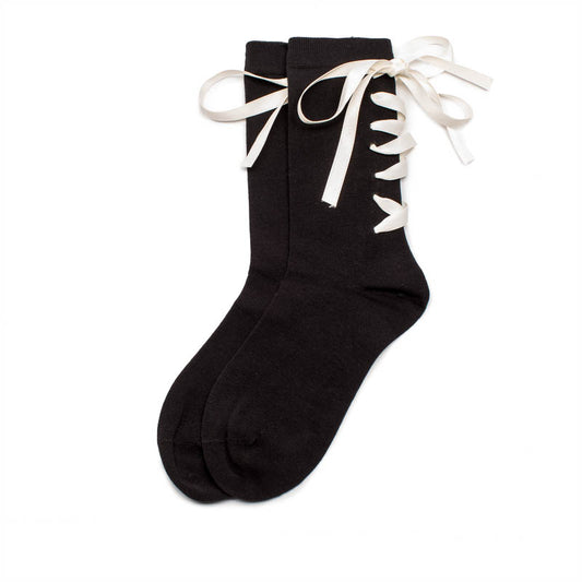 SOCKS Ribbon | Black Cotton Blend