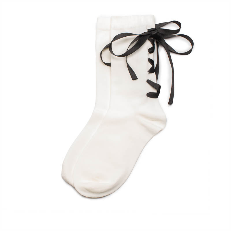 SOCK Ribbon | White Cotton Blend
