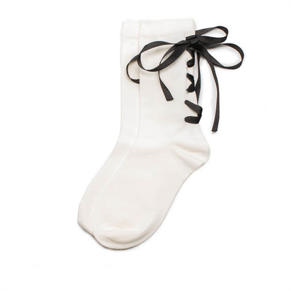 SOCK Ribbon | White Cotton Blend | Tracey Neuls