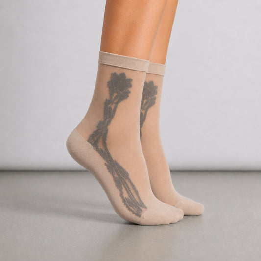 SOCKS Bloom | Natural Sheer