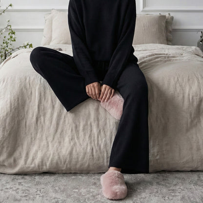 SLIPPERS Dusty Rose | Shearling | Tracey Neuls