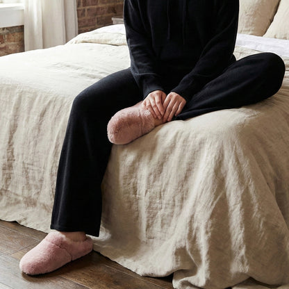 SLIPPERS Dusty Rose | Shearling | Tracey Neuls