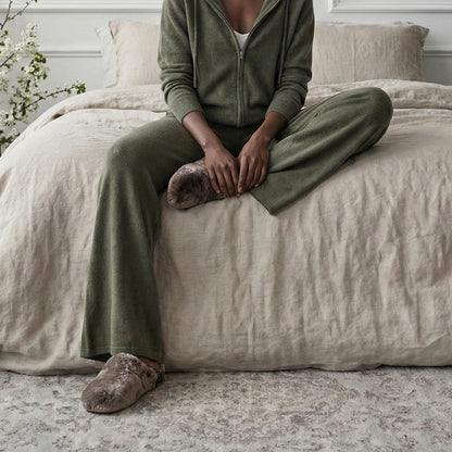 SLIPPERS Snowy Peaks | Shearling | Tracey Neuls