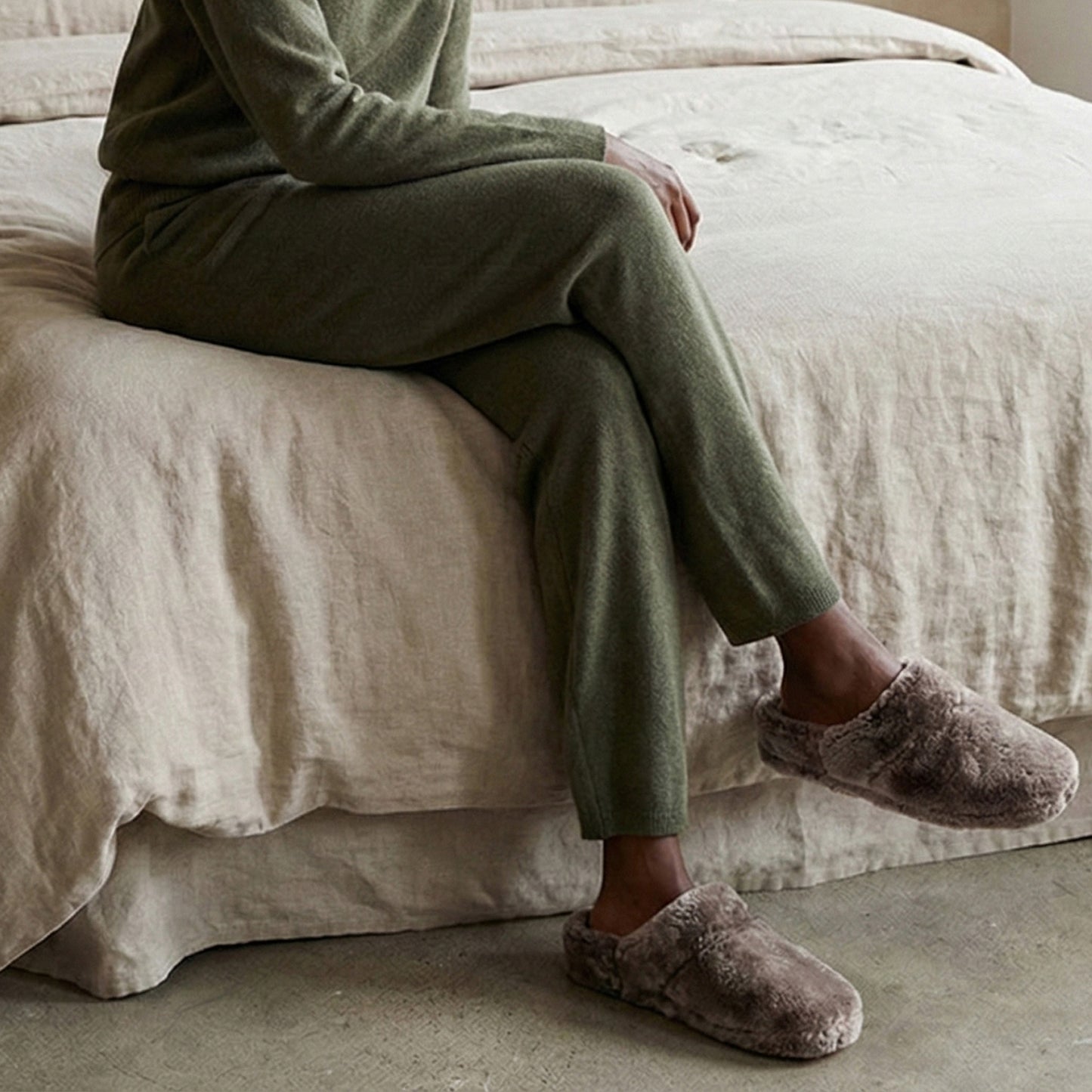 SLIPPERS Snowy Peaks | Shearling | Tracey Neuls