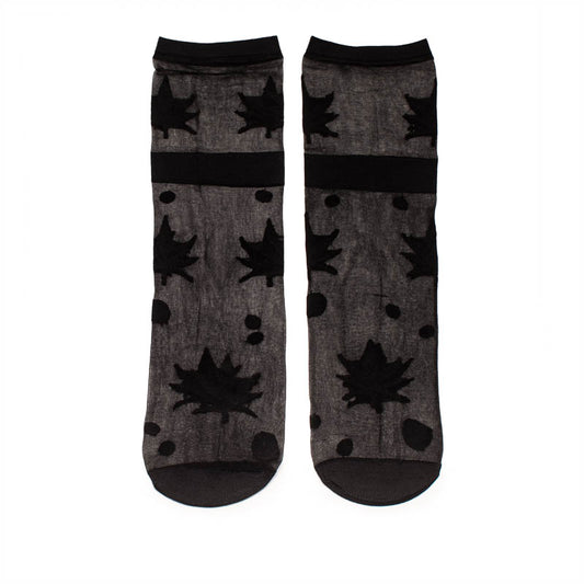 SOCKS Starlet |  Black Sheer Cotton Socks | Tracey Neuls