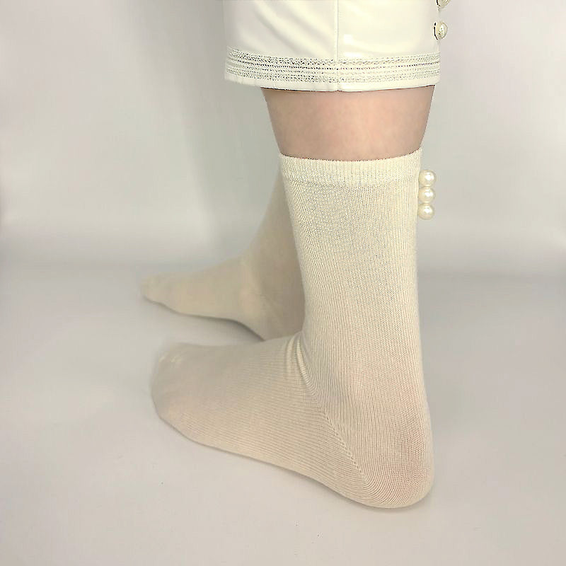 SOCKS Pearl | Off White Cotton | Tracey Neuls