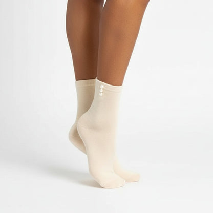 SOCKS Pearl | Off White Cotton | Tracey Neuls