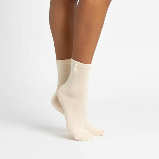 SOCKS Pearl | Off White Cotton | Tracey Neuls