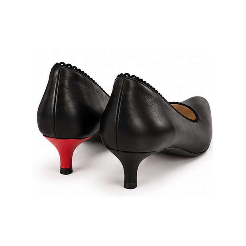 SUNBEAM Black | Leather Pumps