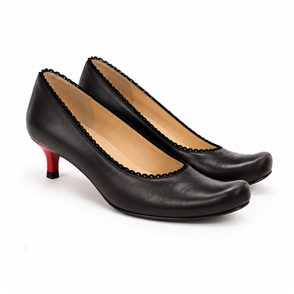 SUNBEAM Black | Leather Pumps