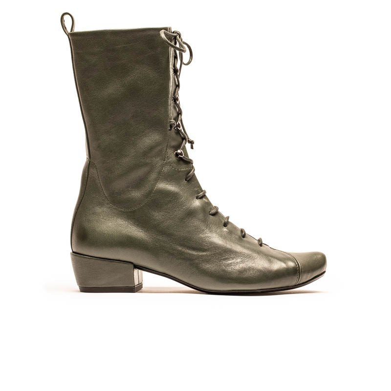 SS25_24 TANYA Pine | Leather Boot | Tracey Neuls