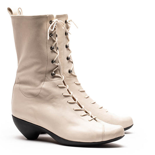 AW24_11 TANYA Off-White | Leather Boots