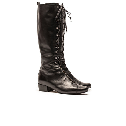 TANYA TALL Black | Leather Boots
