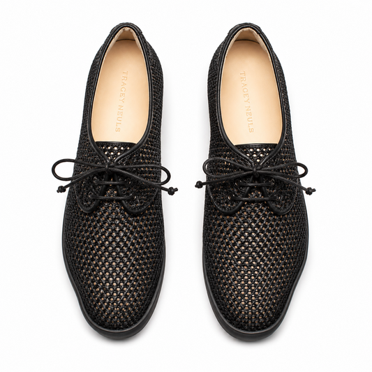 Geek Black | Cotton Mesh Sneaker