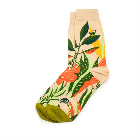 SOCKS Jungle | Above Ankle Printed Cotton Socks | Tracey Neuls