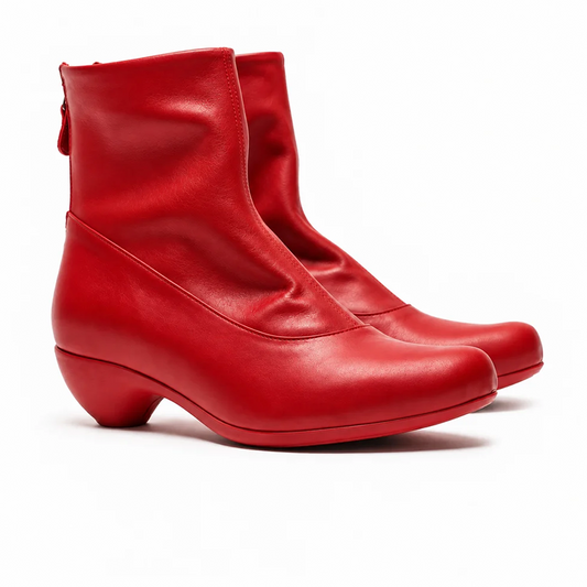 ARLO Red | Leather Boots