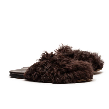 LALA Mangosteen | Shearling Mule