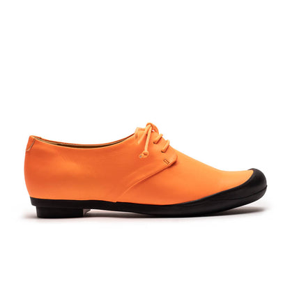 GEEK Washed Neon Orange | Orange Leather Sneakers | Tracey Neuls