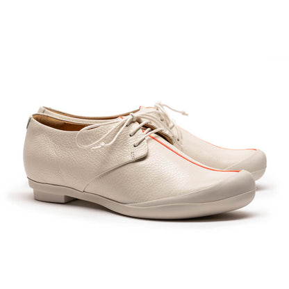 AW23 GEEK Fast Gesso | Ivory Leather Sneakers | Tracey Neuls