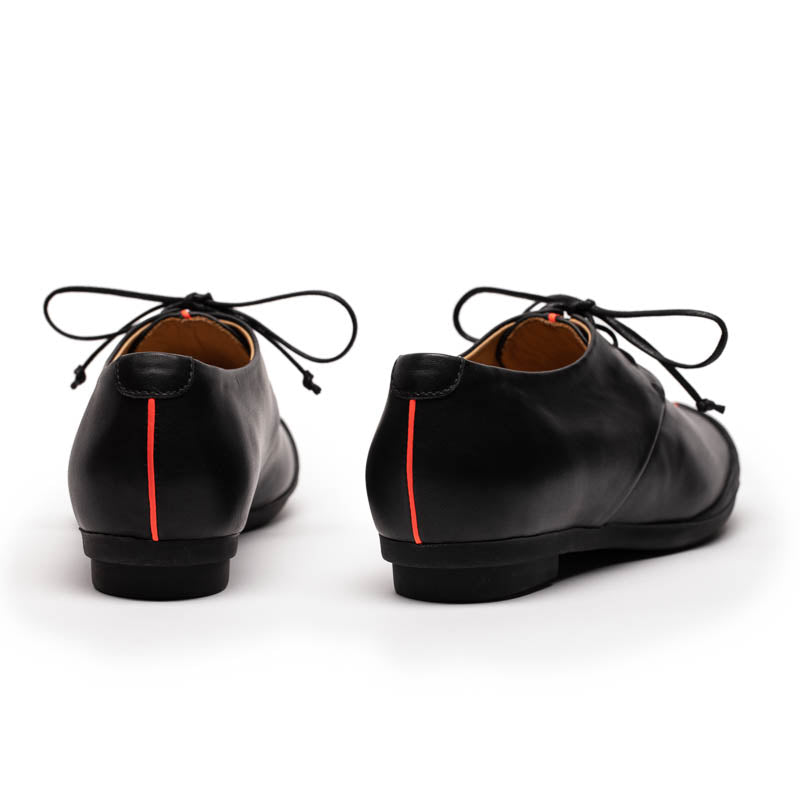 AW23 GEEK GoFaster Smoke | Black Stripe Leather Sneakers