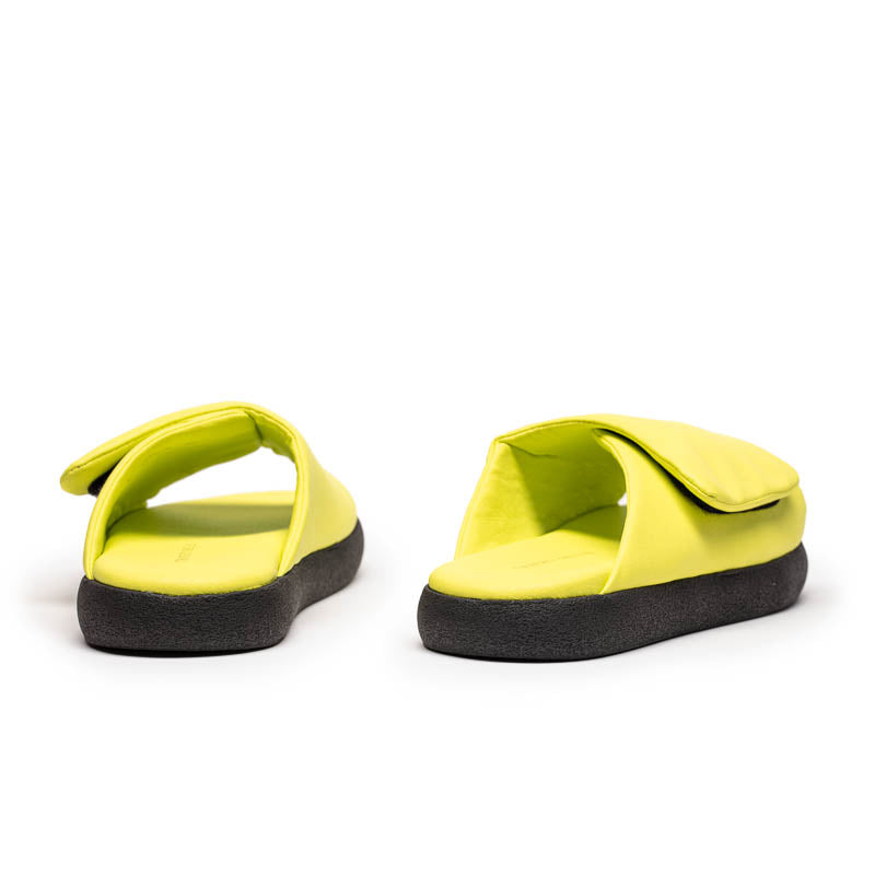 HOLLER Neon Yellow | Vegan Slide | Tracey Neuls