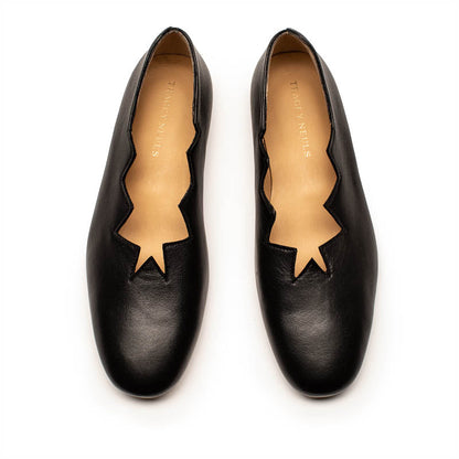HOLZER Smoke Black Leather Loafers Tracey Neuls