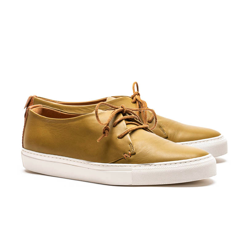 KARL Tomatillo | Green Leather Men's Sneakers | Tracey Neuls