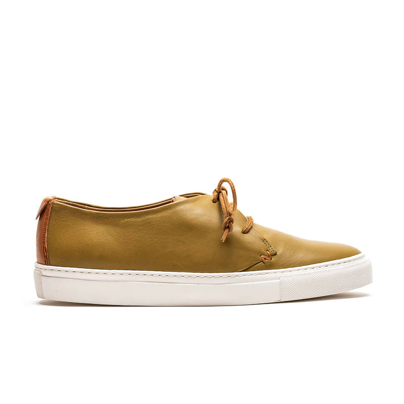KARL Tomatillo | Green Leather Men's Sneakers | Tracey Neuls