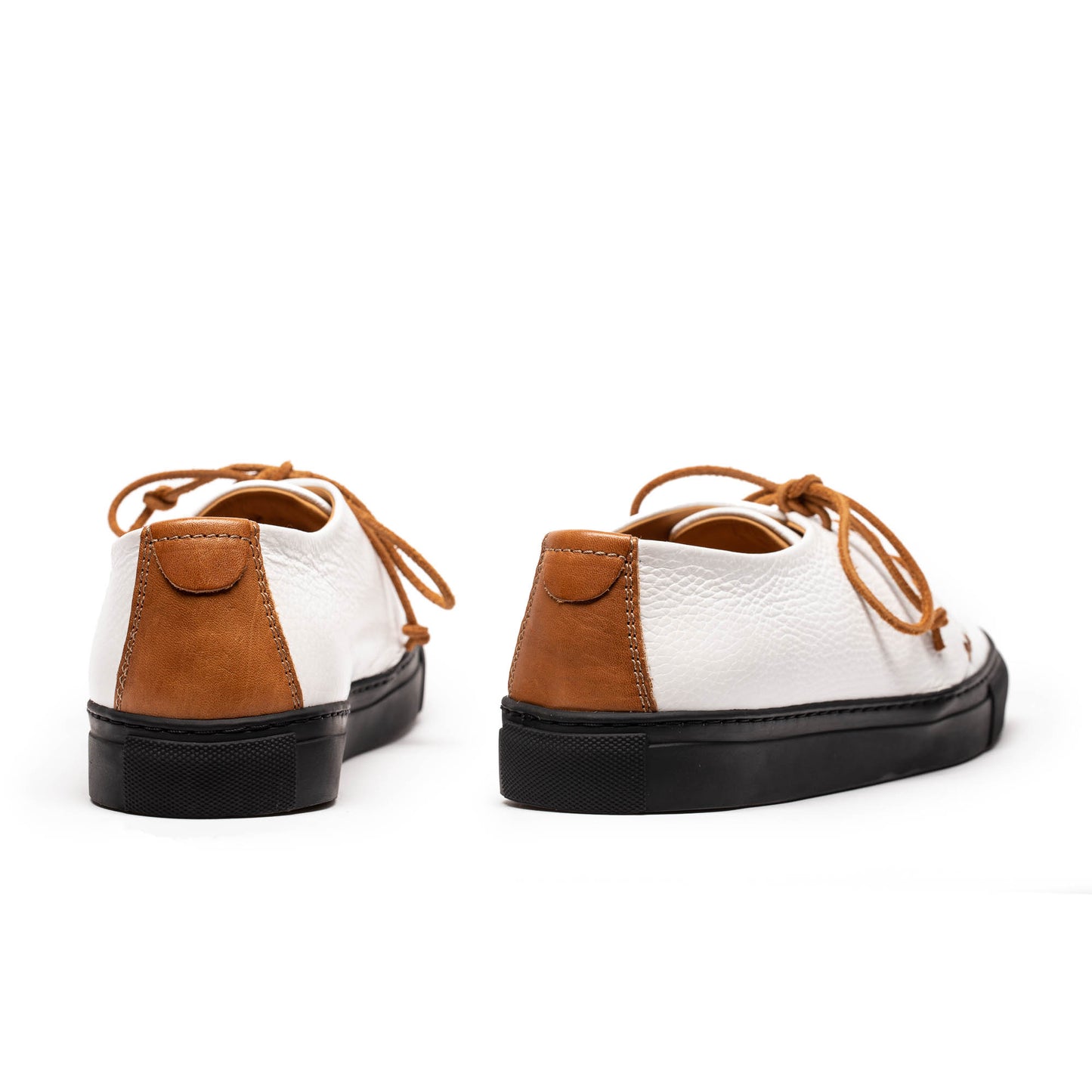 KARL Piano | Mens White Leather Sneakers | Tracey Neuls