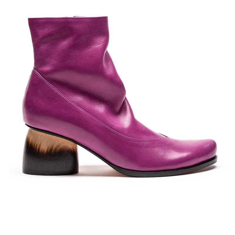 MANUELA Tyrian Purple Women's Leather Ankle Boots Tracey Neuls
