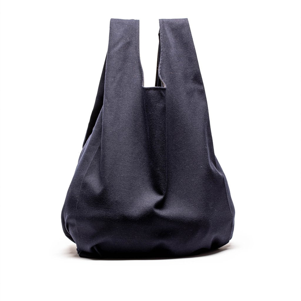 SHOPPER Navy | Wool Blend Shopper Shoulder Bag | Tracey Neuls