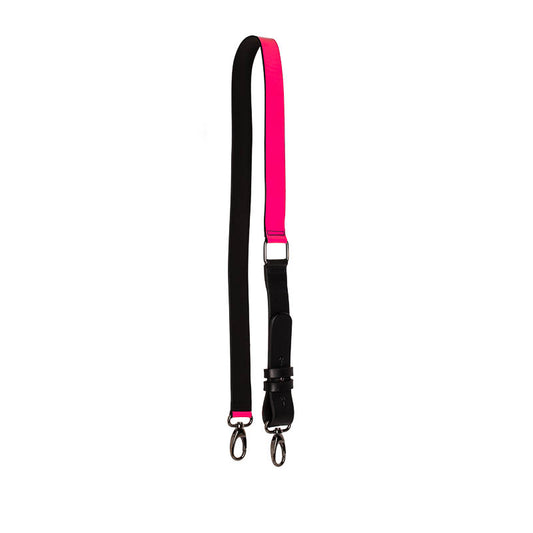 SHOULDER STRAP Hot Pink | Neon Pink Leather Strap | Tracey Neuls