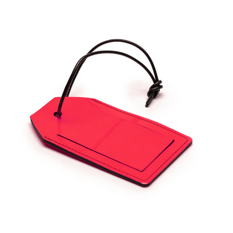 LUGGAGE TAG | Neon Patent Leather